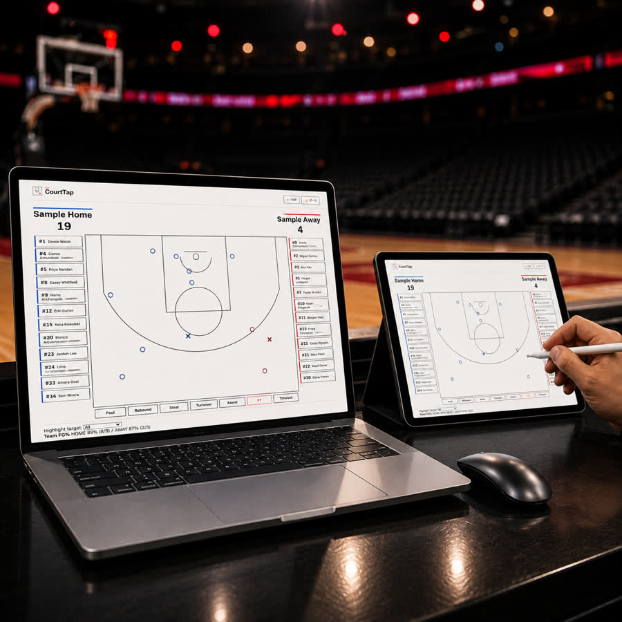 DBT CourtTap screenshot